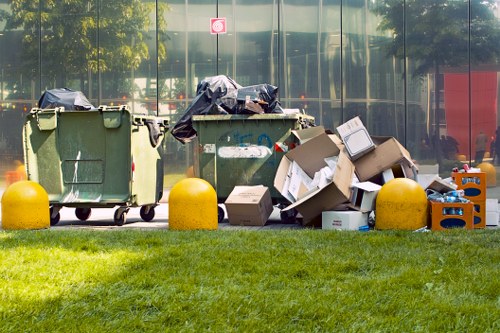 Office space being cleared with care and precision