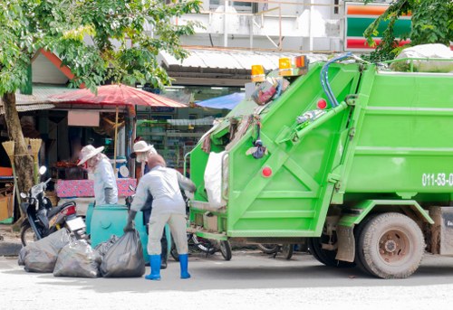 Professional waste removal service handling business waste