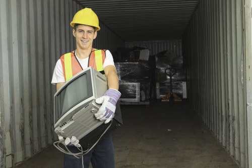 Professional furniture removal team